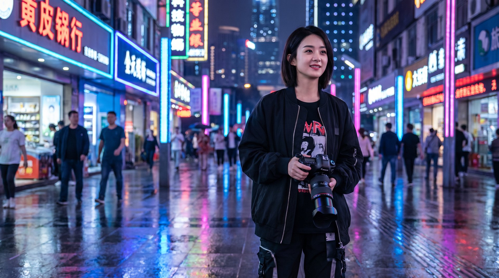 国产自拍城市夜景短视频